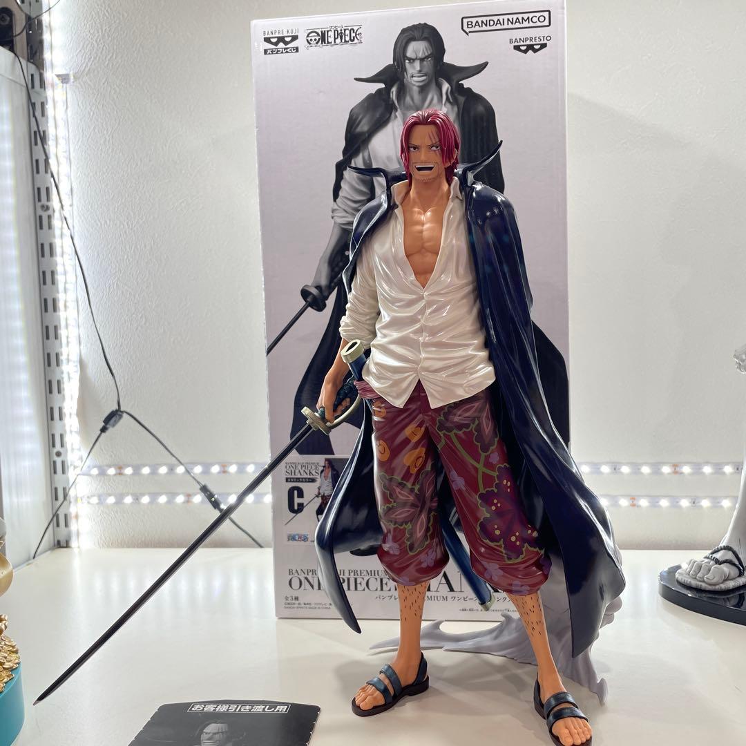 ワンピース　フィギュア　バンプレくじ PREMIUM C賞　シャンクス