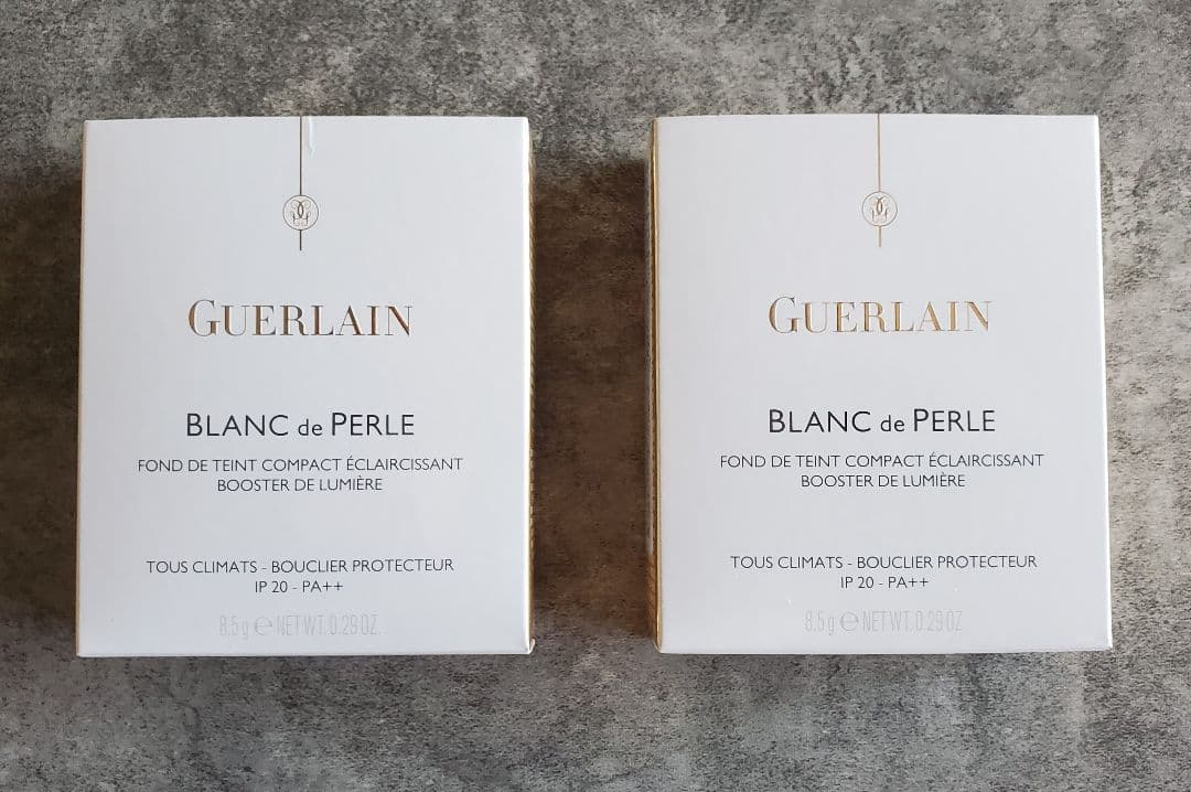 ゲラン パウダーファンデーション ペルルブラン 01 二個セット