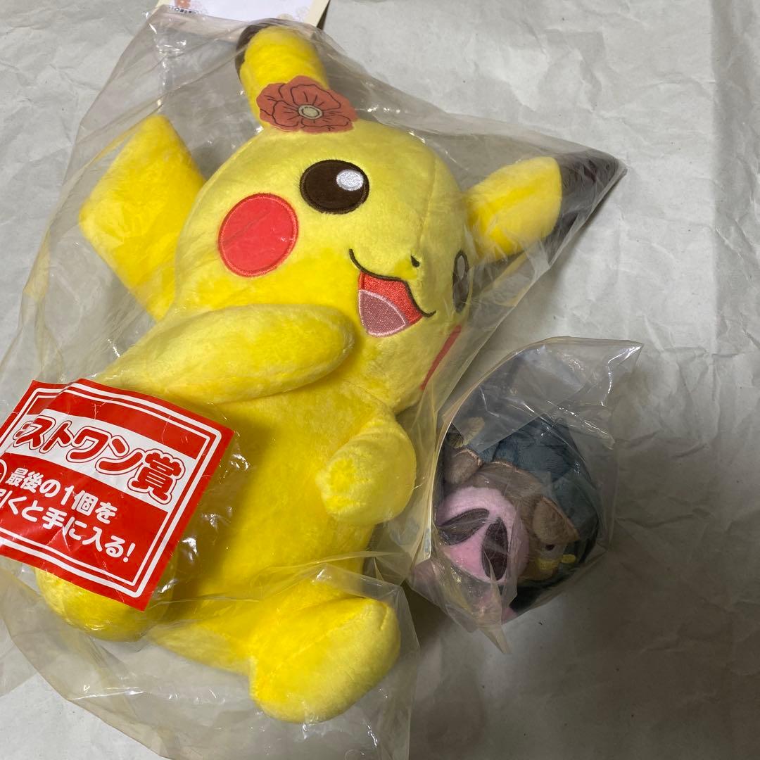 一番くじ ポケモン blooming day ラストワン ピカチュウ グルトン