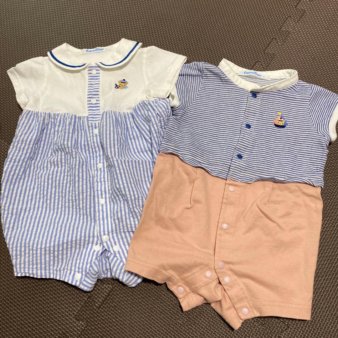 【最終値下げ】familiar ファミリアロンパース 70 2着セット ボディロンパス | ファミリア公式サイト