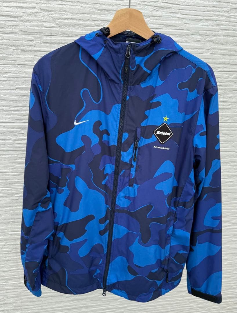 Nike×F.C.RealBristol ナイロンジャケット カモ柄 FCRB