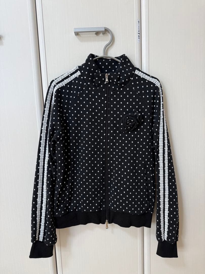 crank rose dot track jacket - メルカリ
