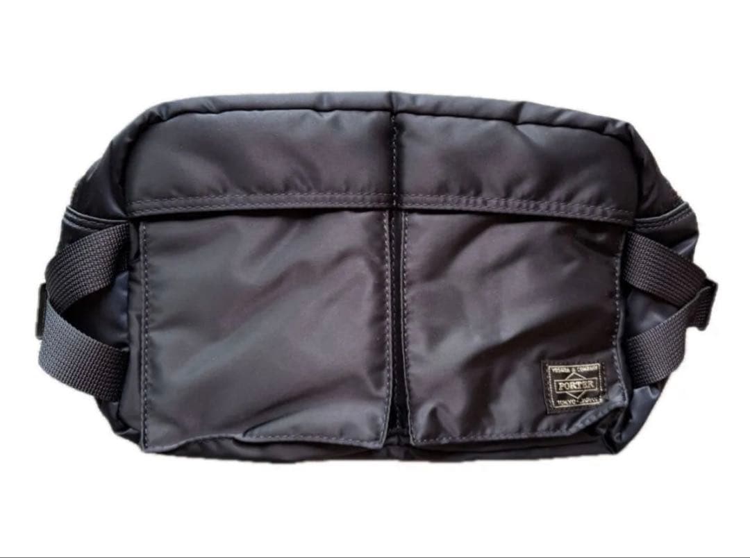 PORTER タンカー　ウエストバッグ　未使用 希少ほぼ未使用品！PORTER TANKER ウエストバッグ グレー 廃盤品