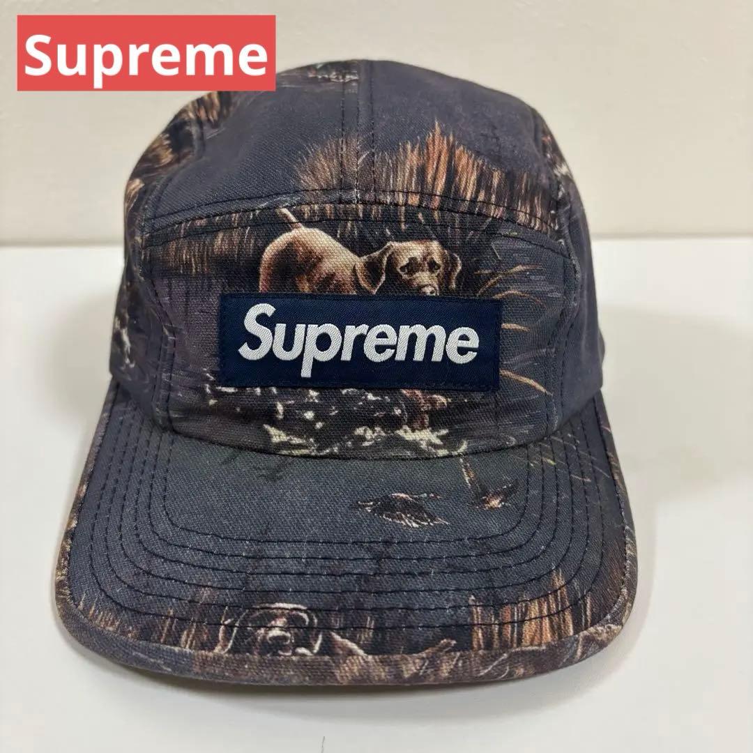 Supreme Dogs & Ducks Camp Cap ネイビー