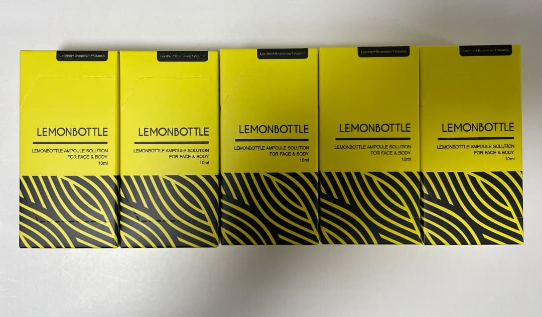 【即日発送】リピ　レモンボトル10ml 5本ホームケア 完売【数量限定・導入機プレゼント】レモンボトル（10ml×5本）の卸