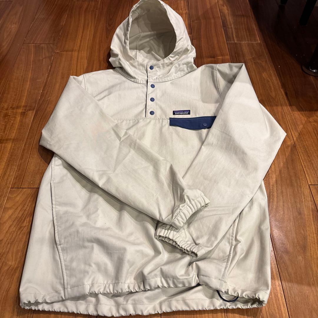 【美品】patagonia アノラックパーカー ベージュ　Sサイズ　SP19