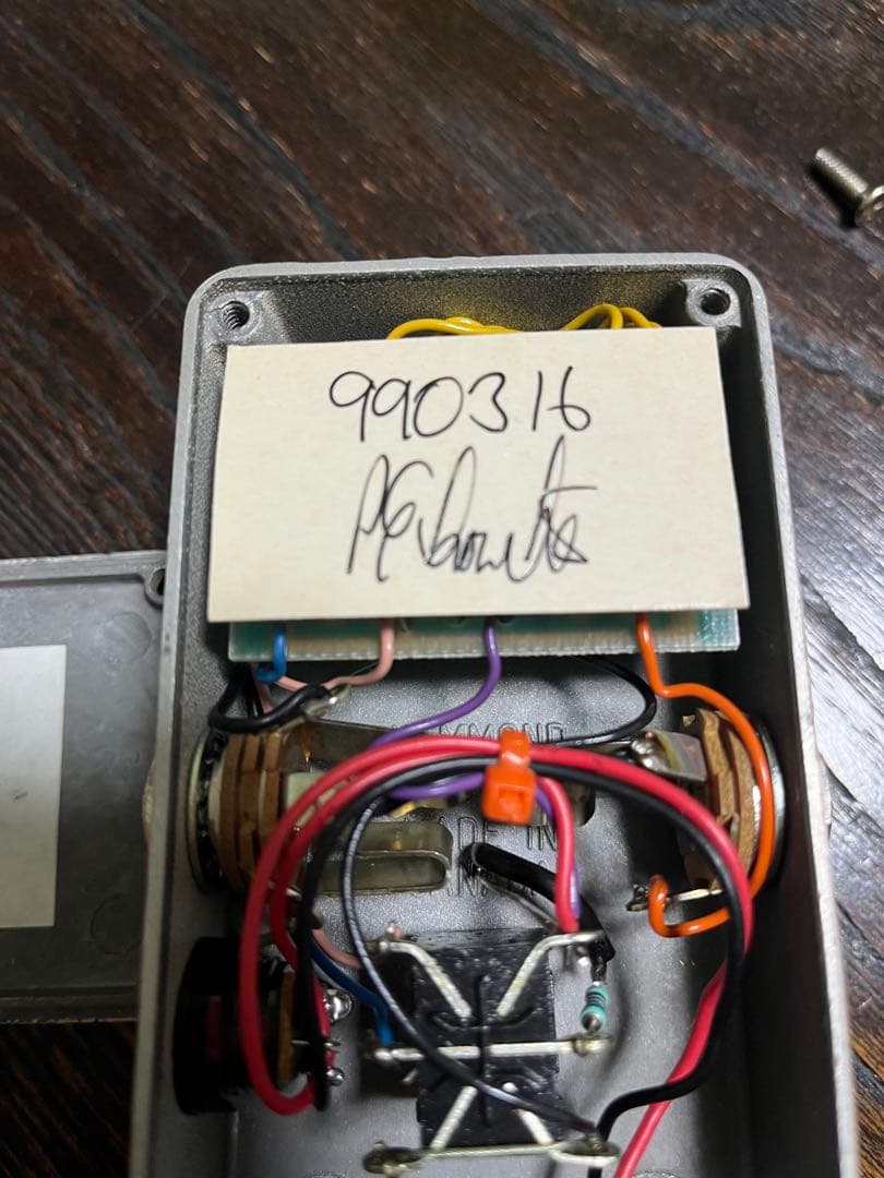 HOT CAKE ギターエフェクター 製作者直筆サイン入り HOT CAKE ギターエフェクター 製作者直筆サイン入り - メルカリ