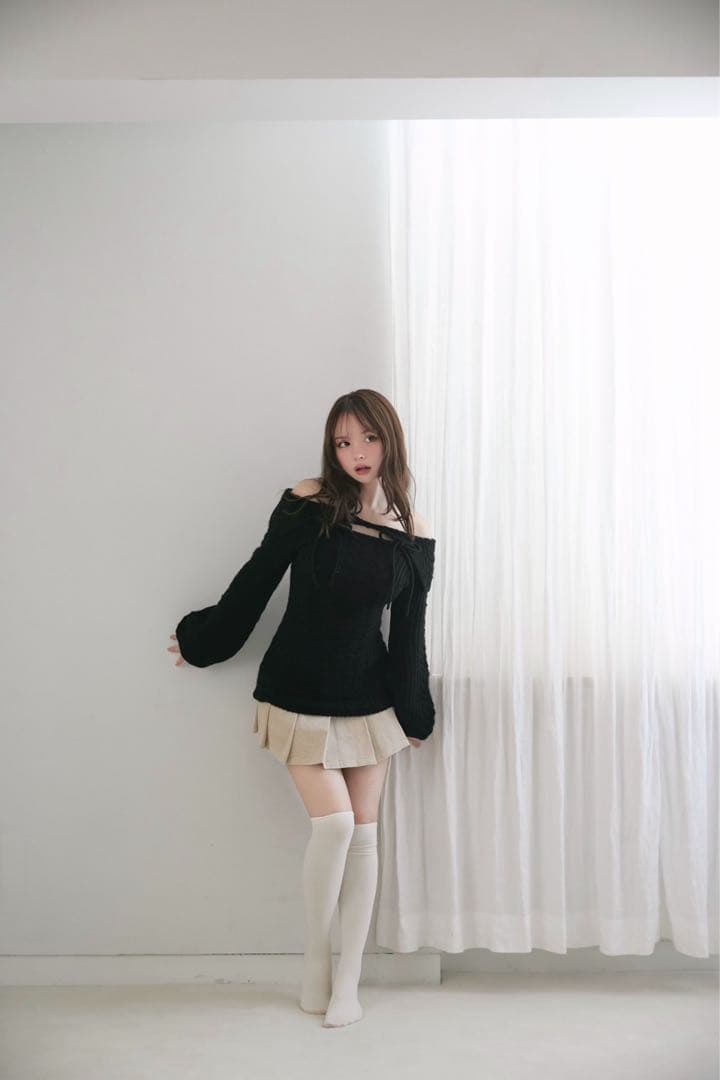 トップス Aura cable knit tops andmary