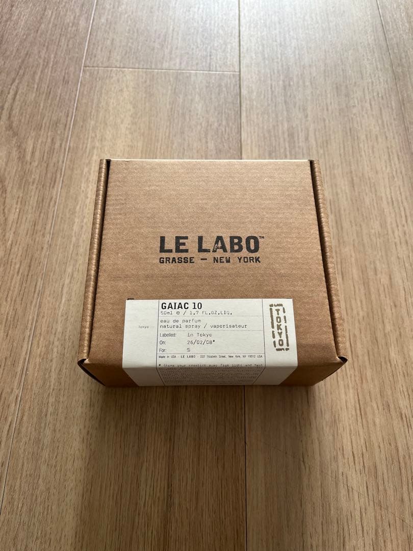 【新品未使用】LE LABO GAIAC 10 オードパルファム 50ml