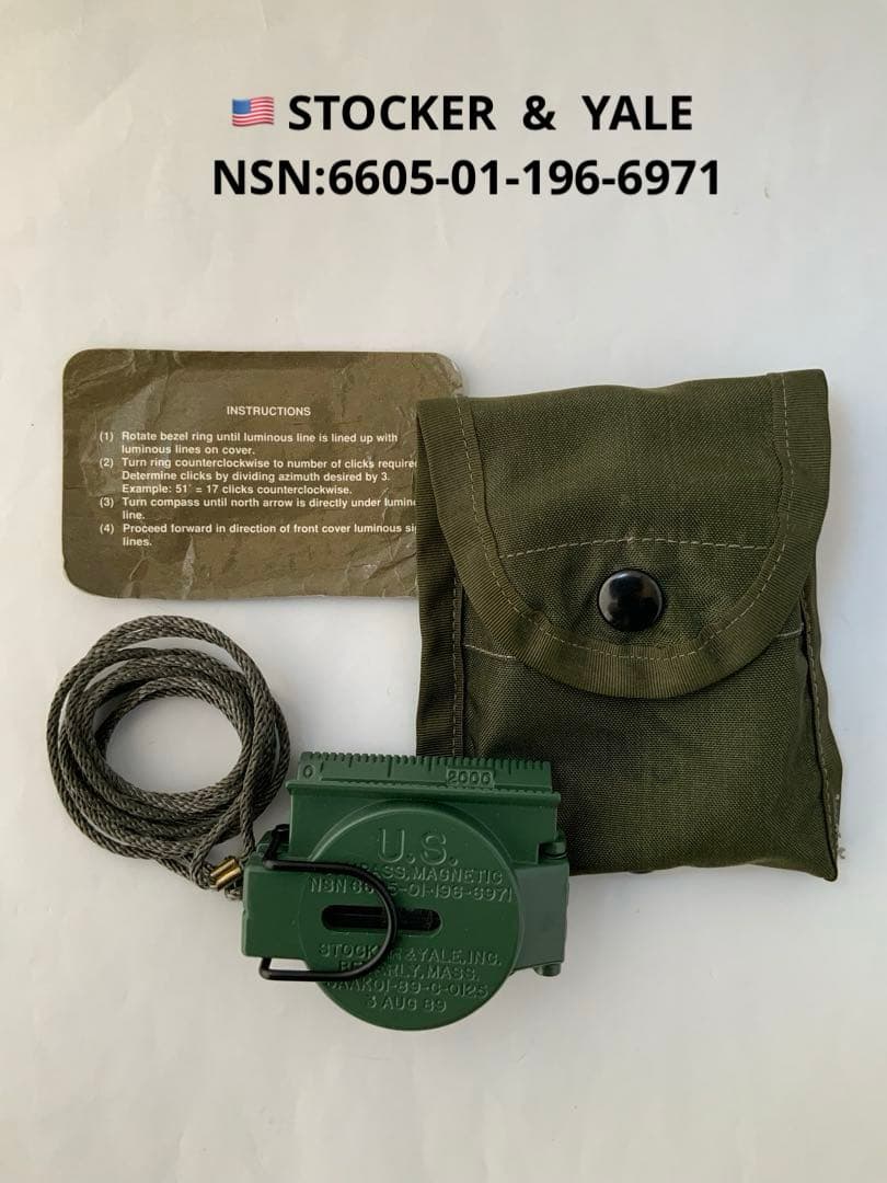 US STOCKER&YALE製レンザティックコンパス　ミル規格NSN