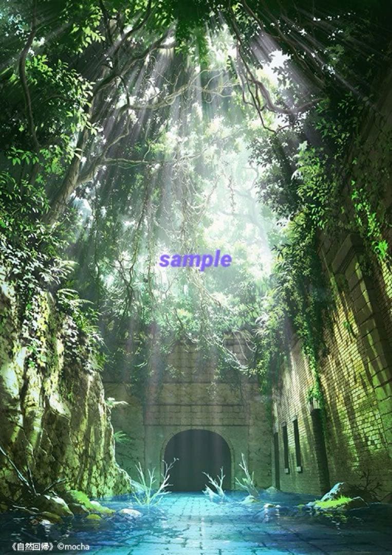 交渉可‼️【美品】mocha 自然回帰 M ミクスメディア 版画