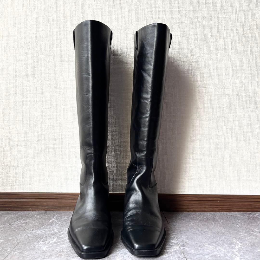 クラシックファッション - ネブローニ レザー ロングブーツ 37