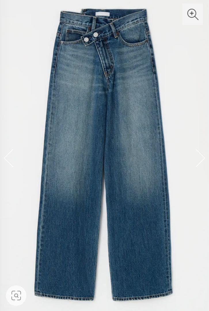 moussy CROSS WAIST WIDE ストレートSサイズ