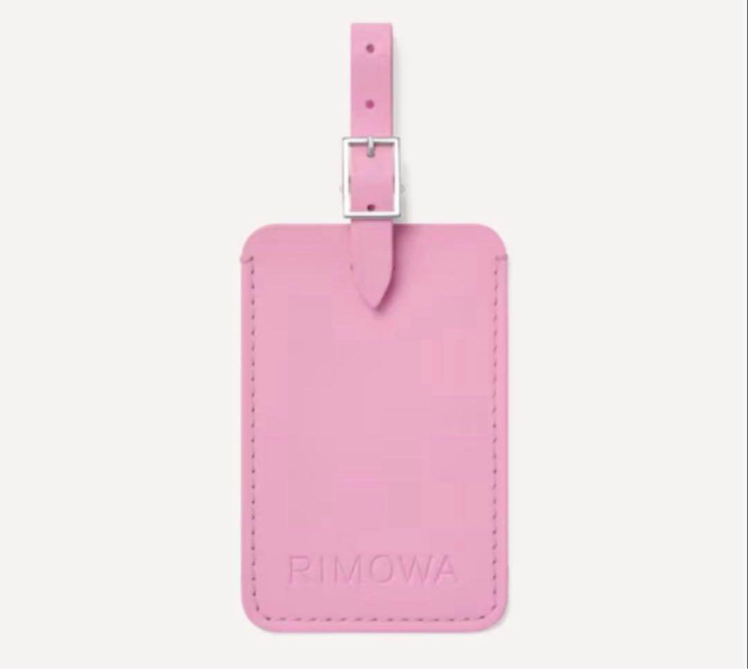 【限定色】RIMOWA アドレスタグ（ローズピンク）バレリーナピンク RIMOWAの新色🎀🩷ྀི🦩 シーズン限定カラー「バレリーナピンク」が登場