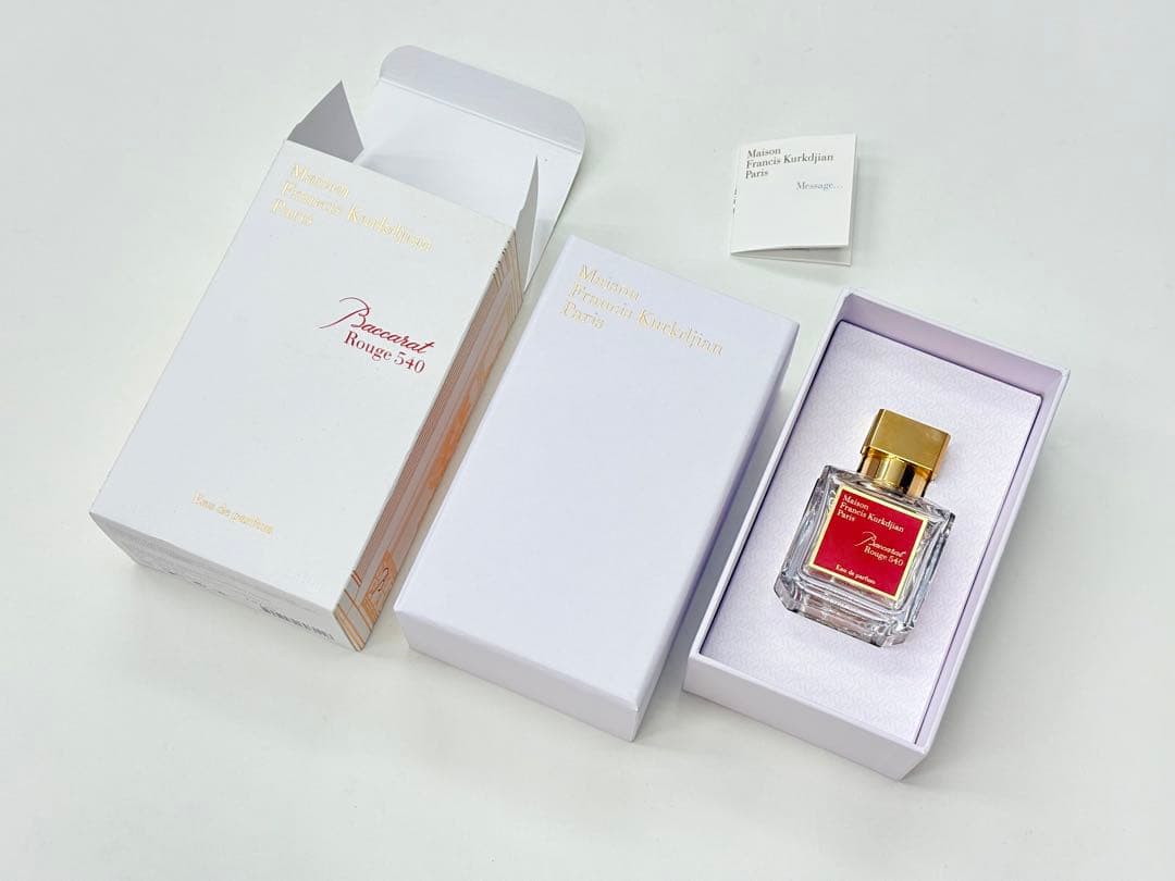 バカラ ルージュ 540 オードパルファム 70ml クルジャン　開封済み品