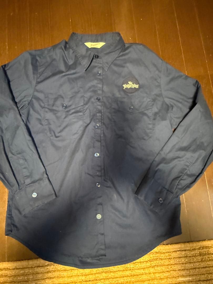 テンダーロイン 本店限定 ワークシャツ S TENDERLOIN（テンダーロイン） 06SS T-STRIPE WORK SHT オーバルロゴ