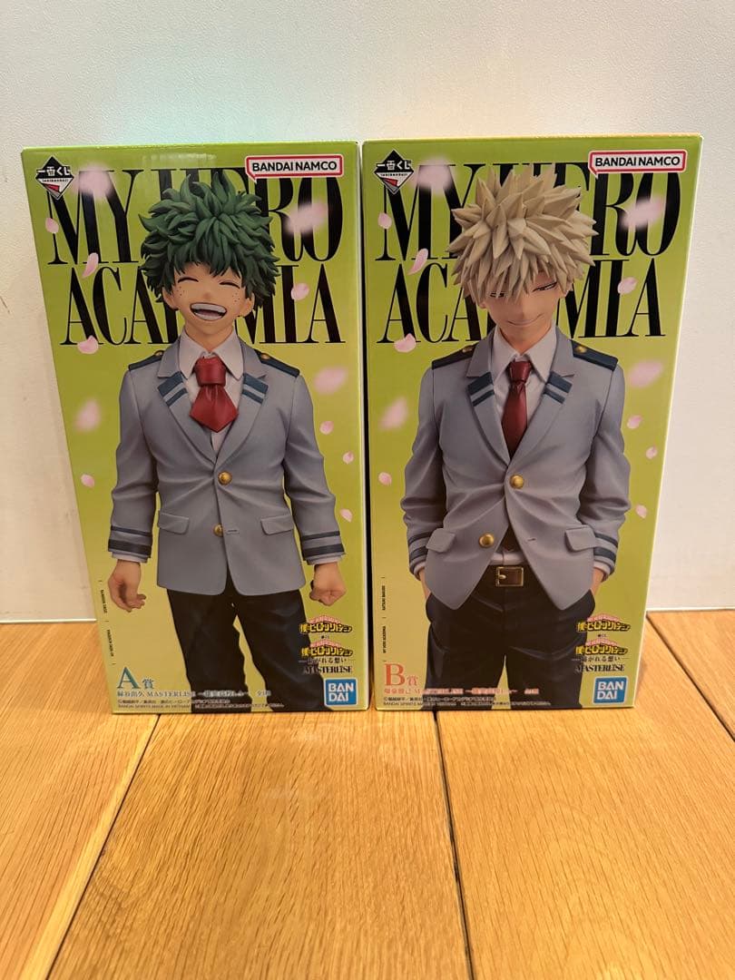 【24時間以内発送】【A賞・B賞セット】一番くじ　ヒロアカ　緑谷出久　爆豪勝己