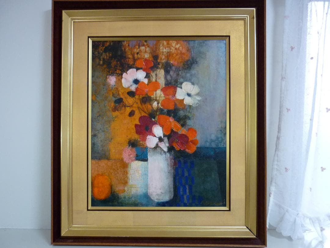 直筆画 Pierre Bisiaux French 「白い壺」 直筆画 Pierre Bisiaux French 「白い壺」 直筆画 Pierre Bisiaux