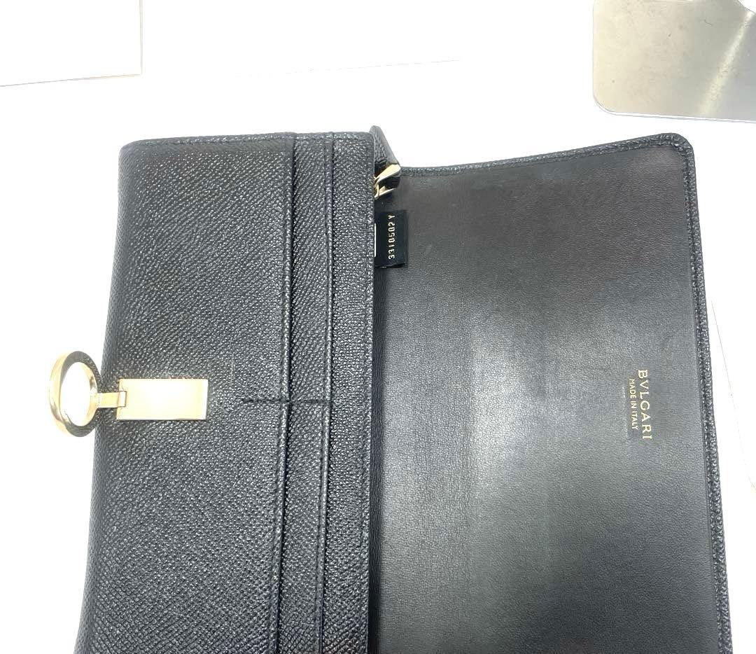 ブルガリ レザー 長財布 ゴールド金具 ビーセロワン BVLGARI