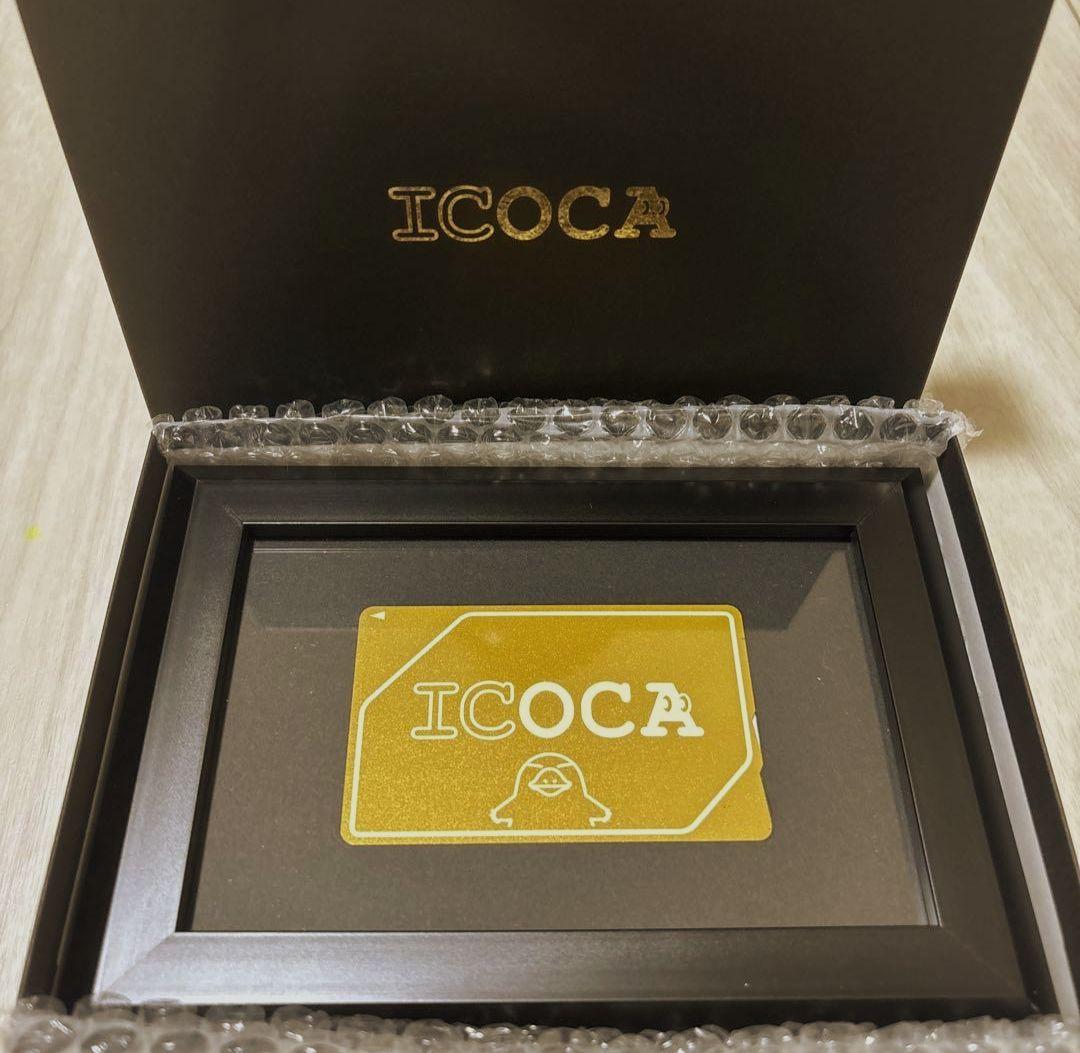 新品　黄金のICOCA J-WESTゴールドカード　会員限定