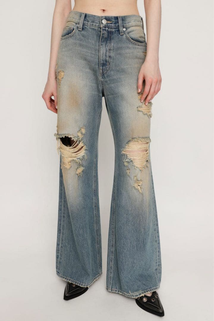 sly DAMAGE J／W FLARE PT-C スライ デニム