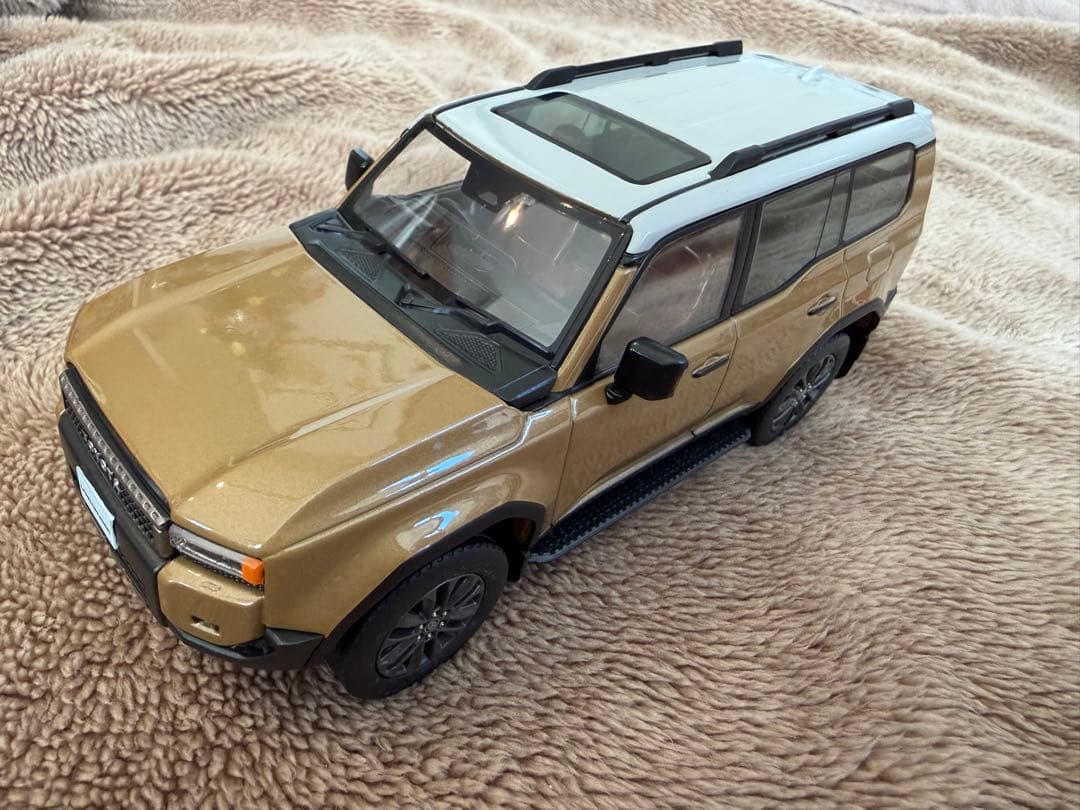 トヨタ ランドクルーザー ランクル250 ミニカー レア サンド×ライトグレー