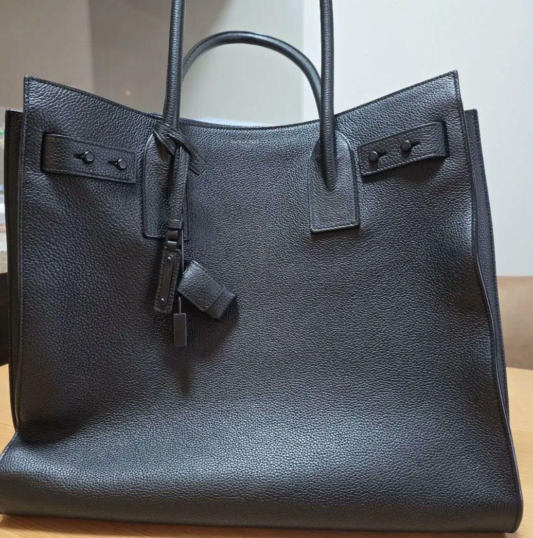 SAINT LAURENT サックドジュール ミディアム レザートート 付属品無