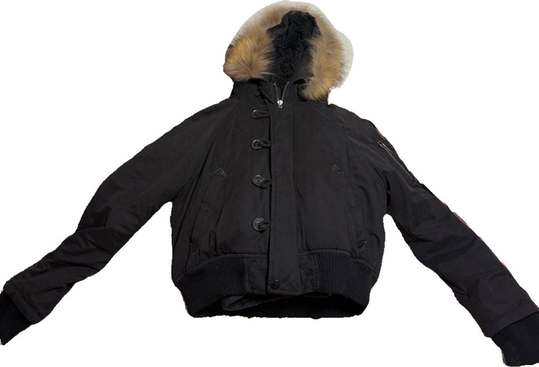 MOUSSY ブラック n-2b MA-1 ミリタリージャケット