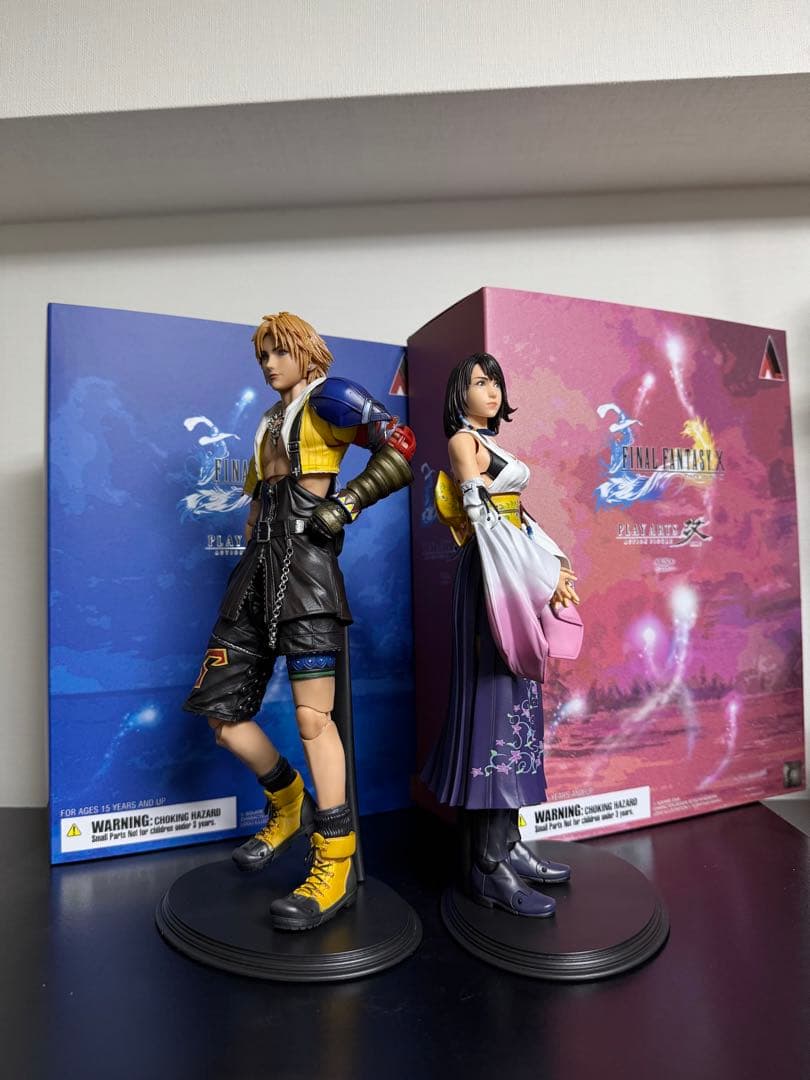 プレイアーツ改 ファイナルファンタジーX ティーダ&ユウナ FF10 - メルカリ