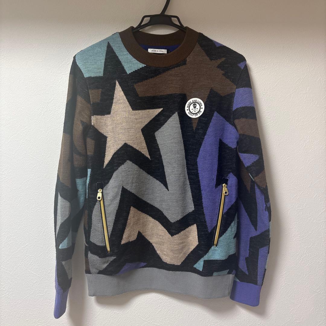 MARK & LONA 星柄ニットセーター