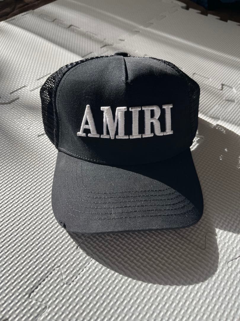 AMIRI ロゴ メッシュキャップ USA製 正規品 タグ有