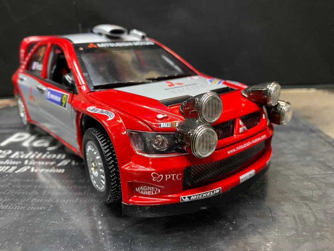 1/18 Hot Wheels 三菱ランサーWRC 1:18 Hot Wheels Mitsubishi Lancer WRC Panizzi Sweden Rally B6228
