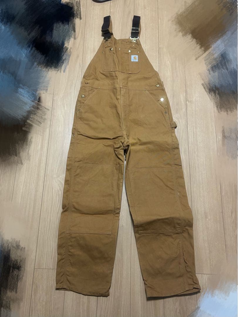 Carhartt オーバーオール 38x32 ブラウン