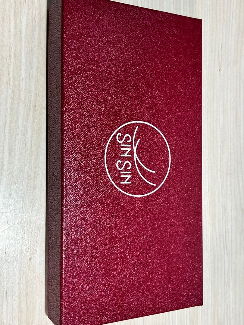 新進工房　極小長財布　ブライドルレザー　バタール　　ブラック