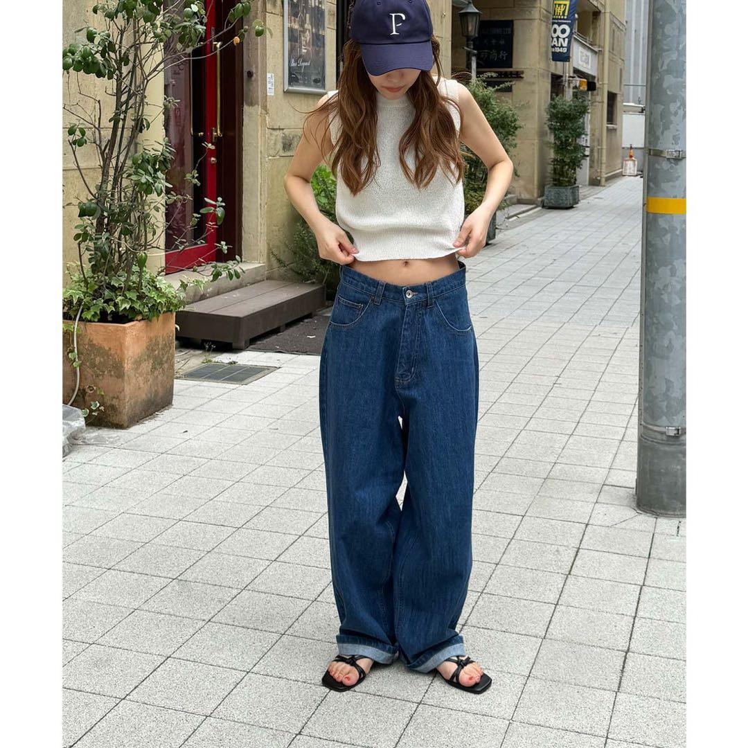 キャナルジーン choice_cnl チョイス テーパードデニムパンツ