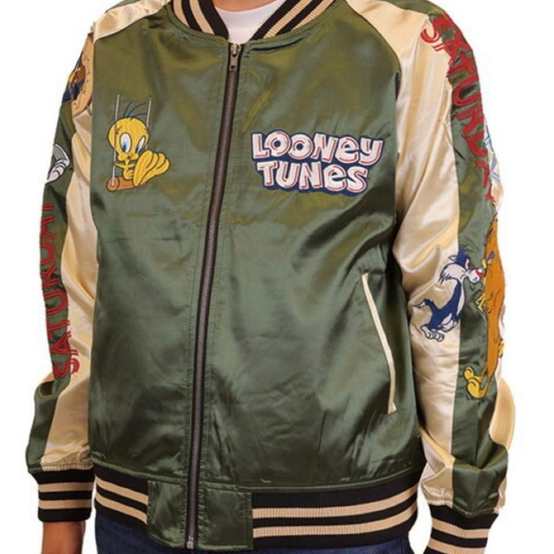 新品】ルーニー・テューンズ「ティービーサタデー」スカジャン 豪華