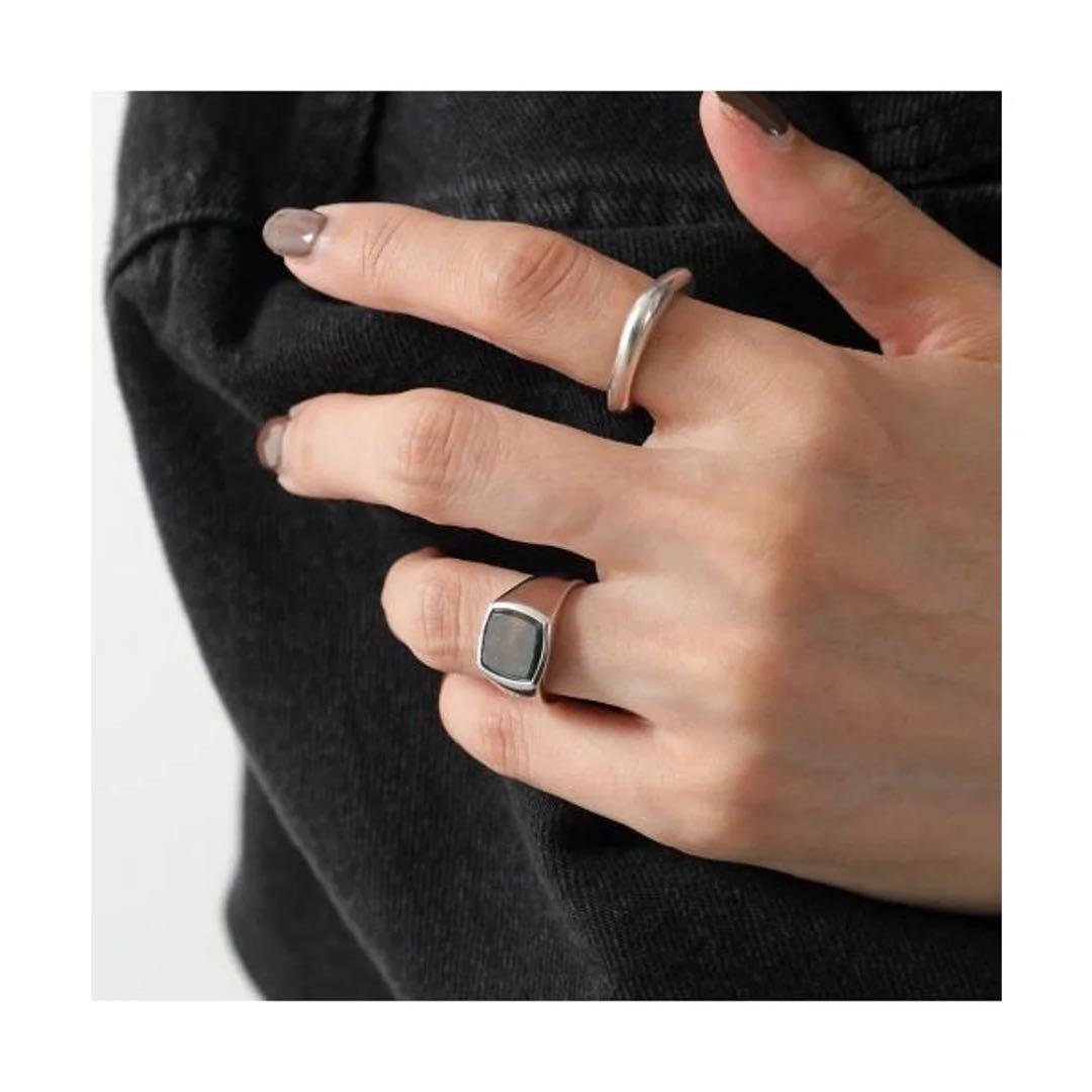 希少】TOMWOOD / Cushion Black MOP / 54 リング - メルカリ