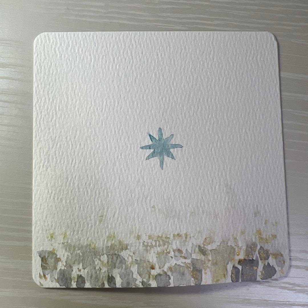 『一番星』 水彩画 原画