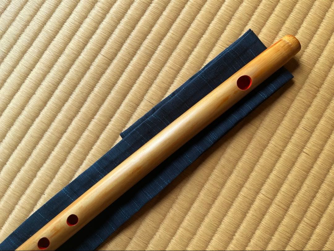 篠笛『女性でも筒音に届く三本調子』