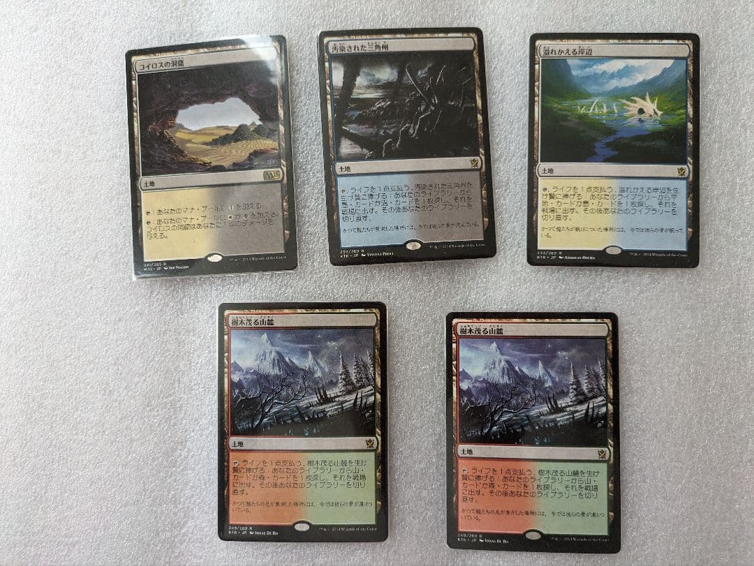 レア土地　５枚セット【マジック・ザ・ギャザリング】