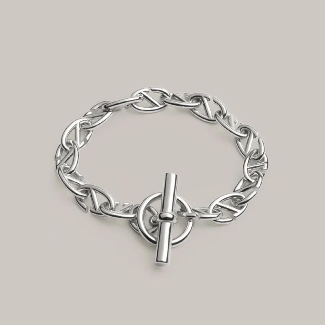 HISTORIE He_0001 シルバーブレスレット 14コマ