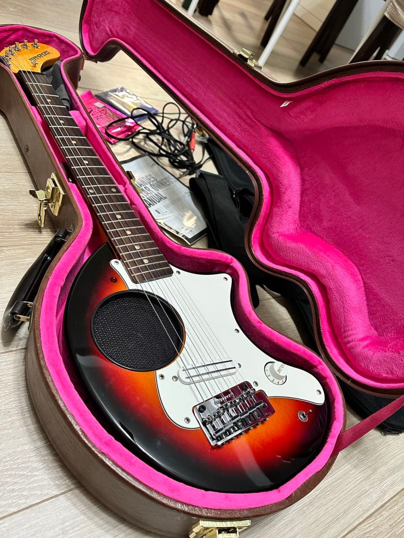 【美品希少フルセット】FERNANDES ZO-3 アンプ内蔵　純正HC/SC付