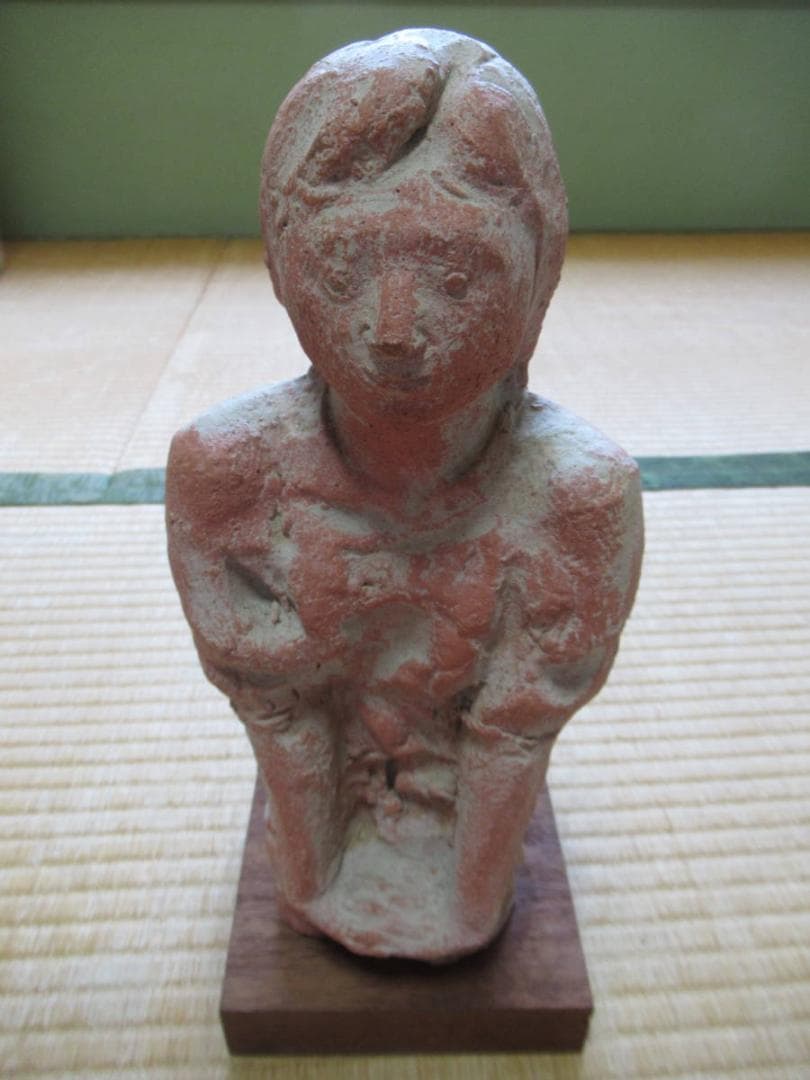 美品 1950年代作品 定価16万◆木内克(きのうち よし) テラコッタ『少女』