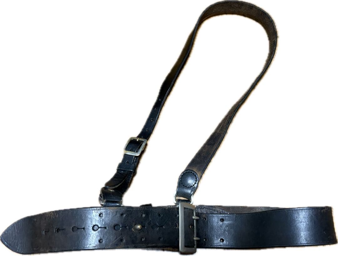 旧型 帯革 50mm幅 昭和 制服 払い下げ 前掛け 27339［男女兼用］ | エプロン,ショート | 飲食店制服 いしまる