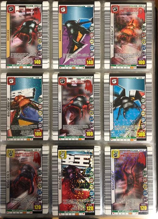 ムシキング　3億枚突破記念バージョン　ノーマル虫、アダー　フルコンプ　58枚 甲虫王者ムシキング ミニチュアカードアクリル [9.ムシキング(3億枚