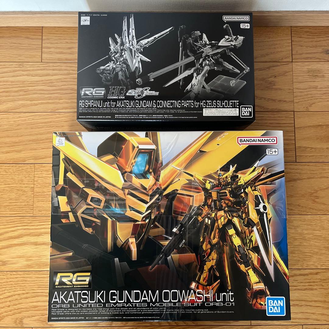 RG アカツキガンダム　オオワシユニット　& シラヌイパック　セット ガンプラ】RG 1/144 アカツキガンダム(オオワシ装備) レビュー