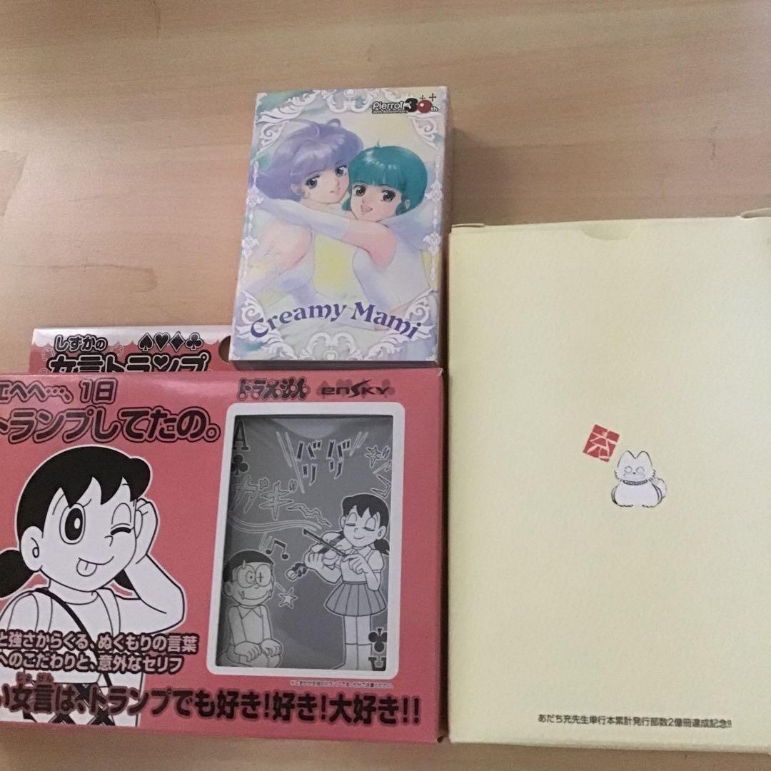 トランプ　しずかちゃん　クリィミーマミ あだち充 📌あだち充55周年 エースがならぶんです。 📌Adachi Mitsuru's 55th