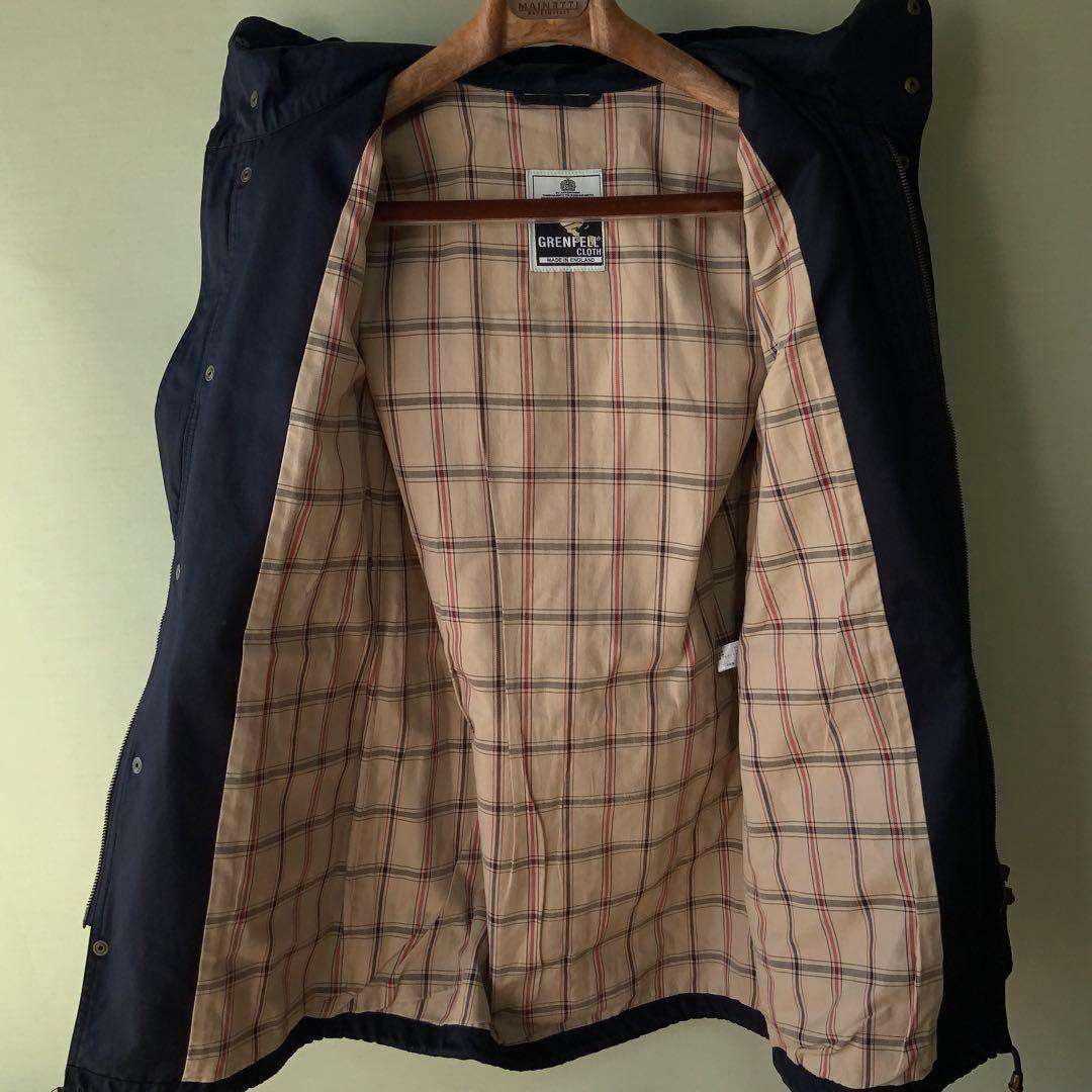 GRENFELLグレンフェル マウンテンパーカー 38 英国製 山タグ ネイビー