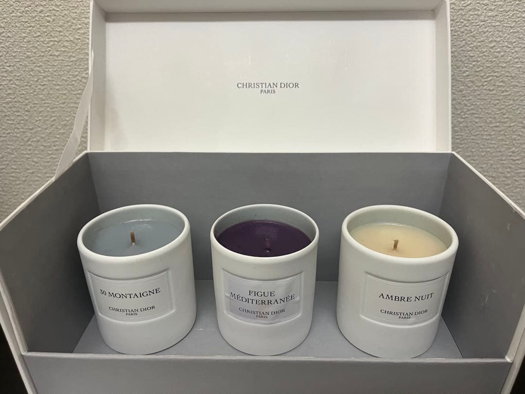 【3種セット】メゾン クリスチャン ディオール キャンドル コレクション