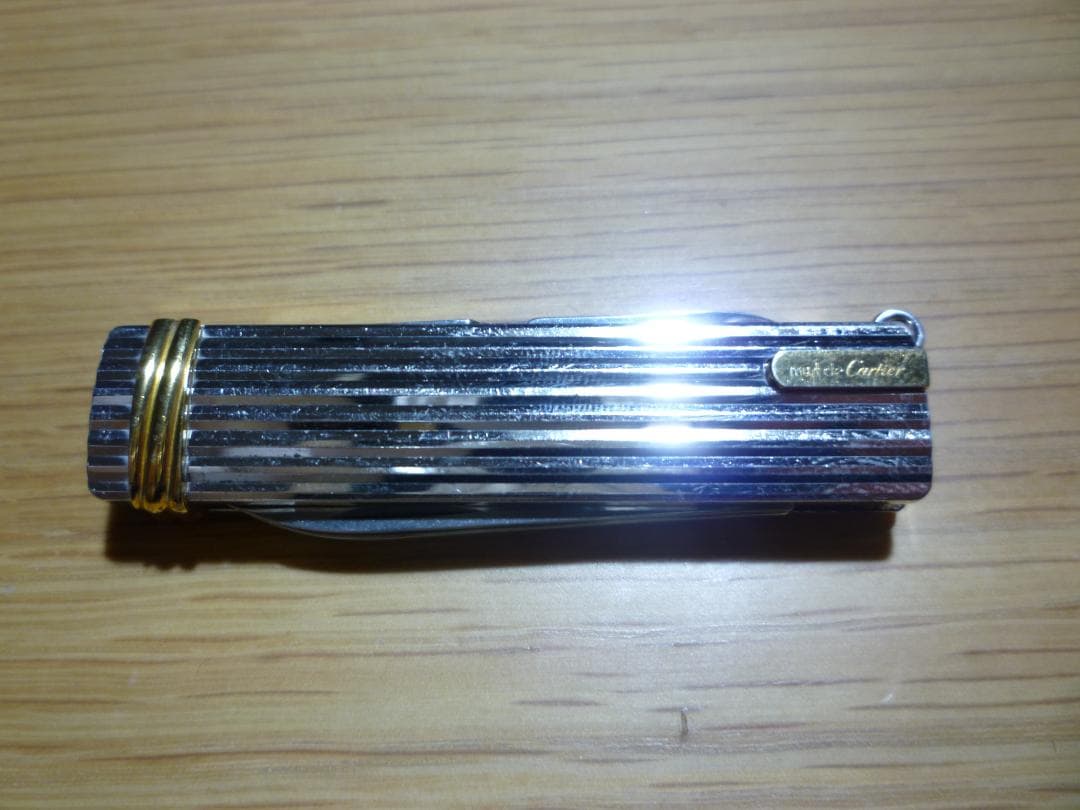 カルティエ　トリニティ　 マルチツール　ナイフ　シルバーXゴールドCartier